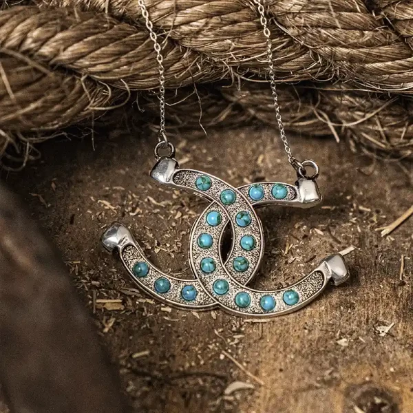 Southern Luck Horseshoe Necklace (In Stock)